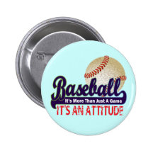 BASEBALL - IT'S MORE THAN JUST A GAME PINBACK BUTTONS