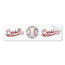 Baseball-its not just a game bumper stickers