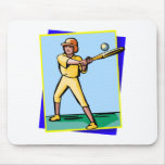 Baseball kid mouse pads