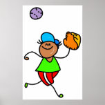 Baseball Kid Poster