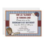 Baseball Kids Birthday Invitation