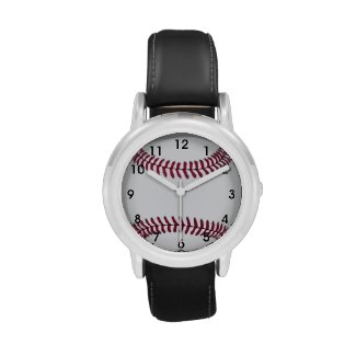 Baseball Kids Stainless Steel Watch