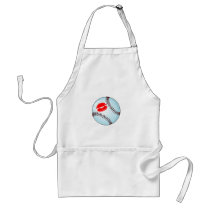 Baseball (Kiss) aprons by TeeZazzle Baseball (Kiss) aprons