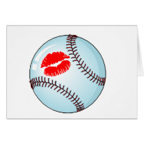 Baseball (Kiss) cards by TeeZazzle Baseball (Kiss) cards