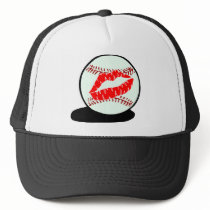 Baseball Kiss hats by TeeZazzle Baseball Kiss hats