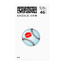 Baseball (Kiss) postage by TeeZazzle Baseball (Kiss) postage
