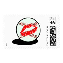 Baseball Kiss postage by TeeZazzle Baseball Kiss postage
