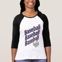 Baseball ladies shirt