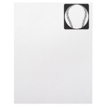 Baseball Customized Letterhead