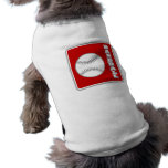 Baseball Logo Dog Tee