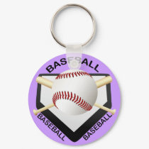 BASEBALL LOGO keychains