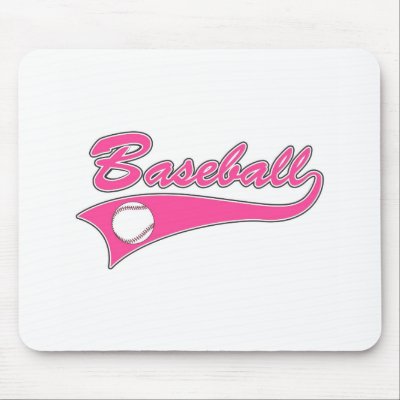 Baseball logo mouse pad by shopaholicchick