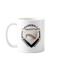 BASEBALL LOGO COFFEE MUGS