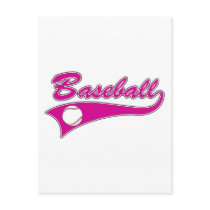 Baseball logo postcards
