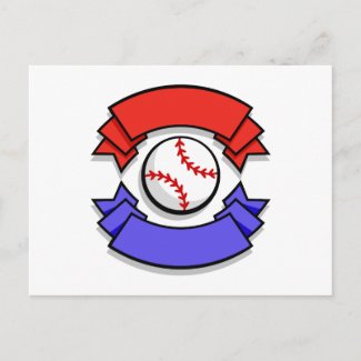 Baseball Logo postcard