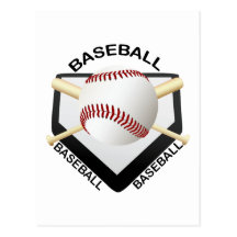 BASEBALL LOGO POSTCARDS