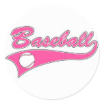 Baseball logo sticker
