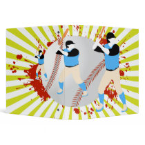 baseball lover notebook binders by dooni_notebooks baseball lover notebook binders