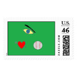 Baseball lovers stamp