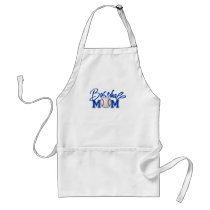 Baseball M blue Apron