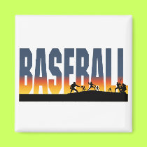 Baseball magnet by sports_tshirts Baseball magnet