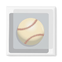 Baseball magnets by pixelholic Baseball magnets