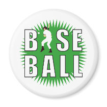 Baseball Fridge Magnet