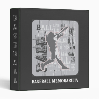 Baseball Memorabilia Binder