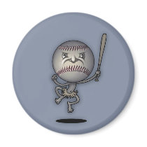 Baseball Mojo Juju Refrigerator Magnets
