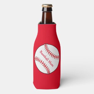 Baseball Mom Bottle Cooler