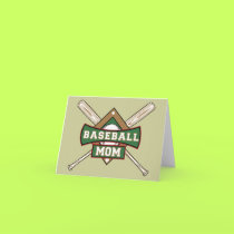 Baseball Mom cards by sports_tshirts Baseball Mom cards