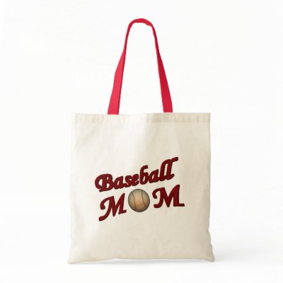 Baseball Mom Cute Tote Bag by SmilinEyesTreasures