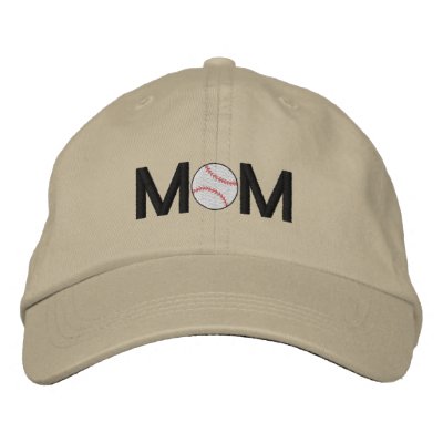 Baseball Mom Embroidered Hat by mothersdaytshirts