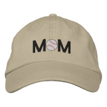 Baseball Mom Embroidered Hat