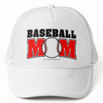 Baseball Mom Hat by screwballgraphics Baseball Mom Hat