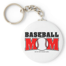 Baseball Mom Keychain