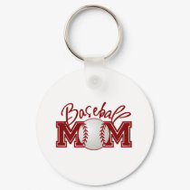Baseball MOM keychains