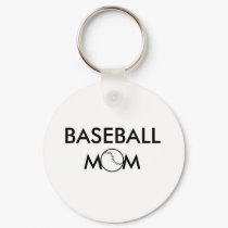 Baseball Mom Keychain