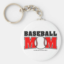 Baseball Mom Keychain