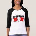 Baseball Mom Ladies 3/4 Sleeve Raglan (Fitted) t-shirts