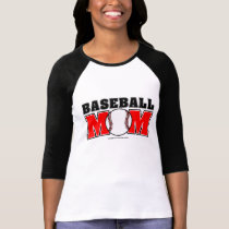 Baseball Mom Ladies 3/4 Sleeve Raglan (Fitted) t-shirts by Screwball_Shirts Baseball Mom Ladies 3/4 Sleeve Raglan (Fitted) t-shirts