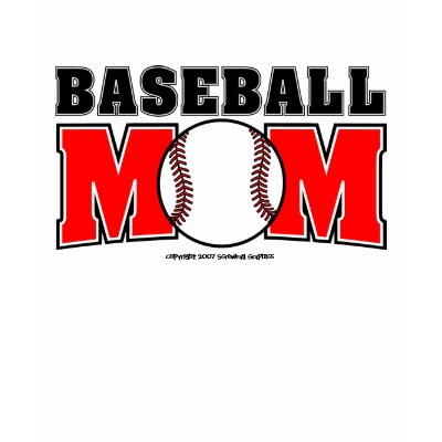Baseball Mom Ladies AA Reversible Sheer Top tee shirt