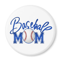 Baseball Mom Refrigerator Magnets