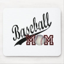 Baseball Mom Mouse Pads