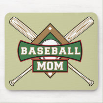 Baseball Mom mousepads by sports_tshirts Baseball Mom mousepads