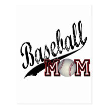 Baseball Mom Post Card