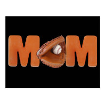 Baseball Mom Postcard
