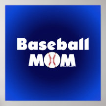 Baseball Mom Poster