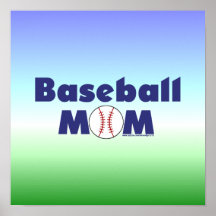 Baseball Mom Poster