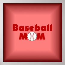 Baseball Mom Posters
